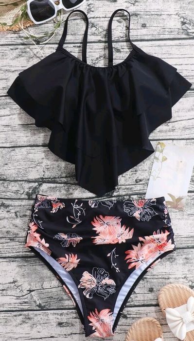 Nowy śliczny strój kąpielowy dwuczęściowy rozmiar 36