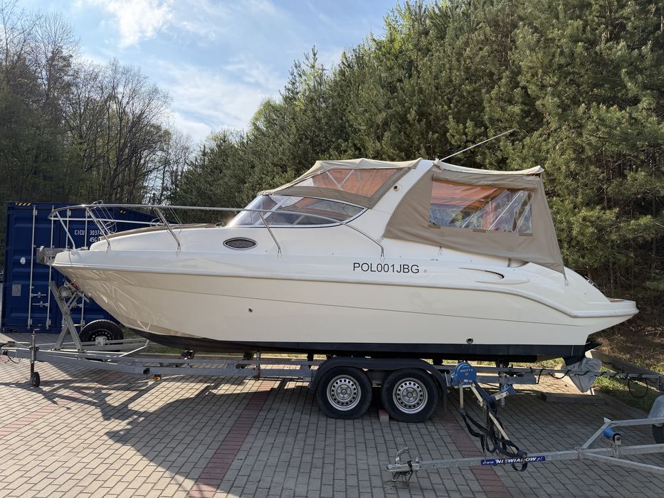 Jacht motorowy motorowka lodka ZAMIANA Mano Marine 22.50 Mercruser 4.3