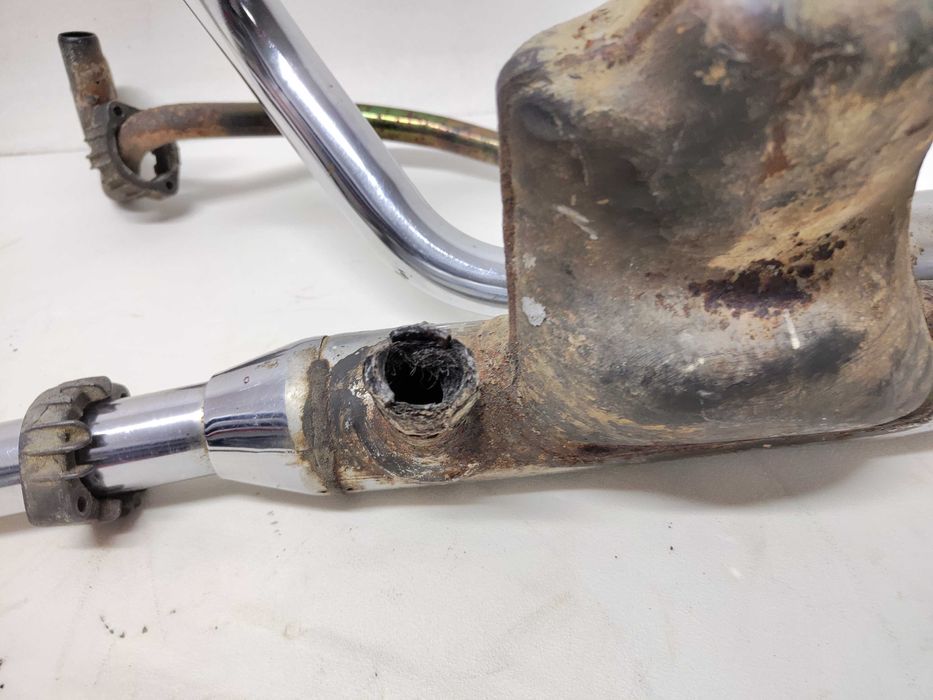 SACHS ROADSTER 125 Yamaha Virago 125 Wydech Tłumik Kolektor