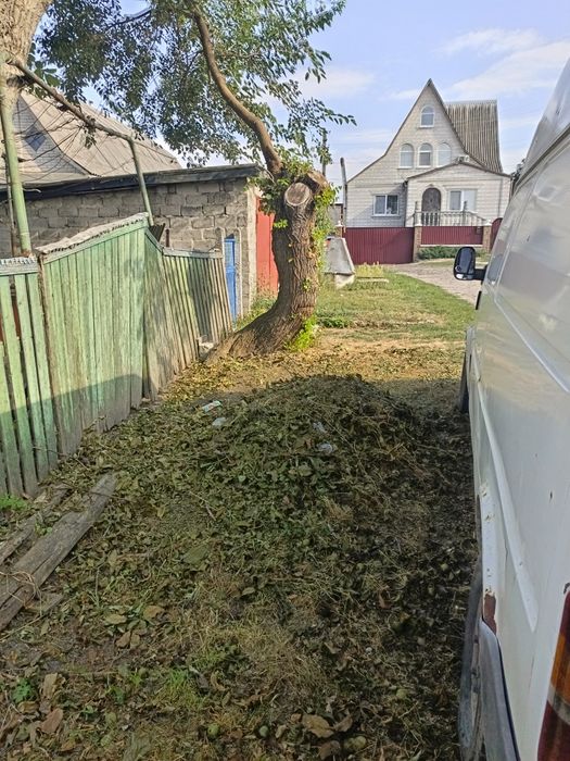 Вивіз сміття.Демонтаж.Зрізка дерев.Прибирання треторій.Покос Трави