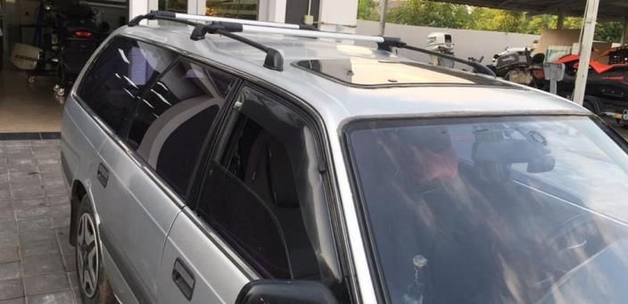 Универсальные Аэропоперечины TL8-F на Мазда 626 универсал