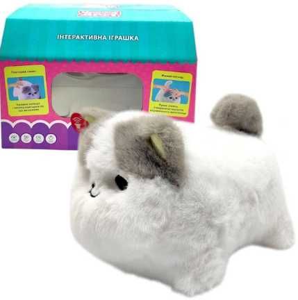 Іграшка мʼяка інтерактивна Кращий друг Киця Дитяча іграшка Котик
