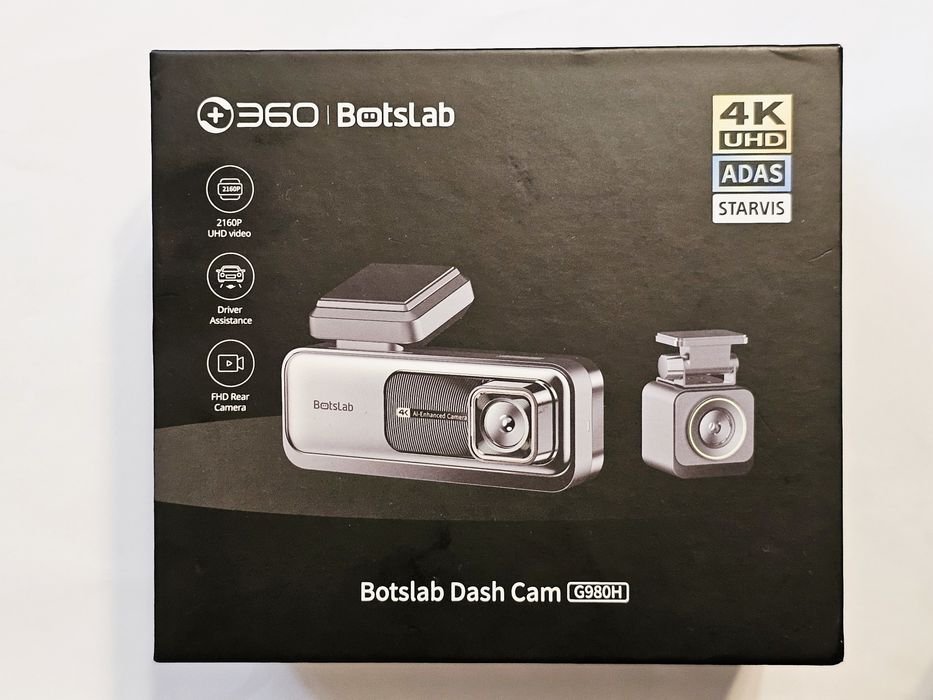 Відеореєстратор BOTSLAB G980H 4K 2 камери