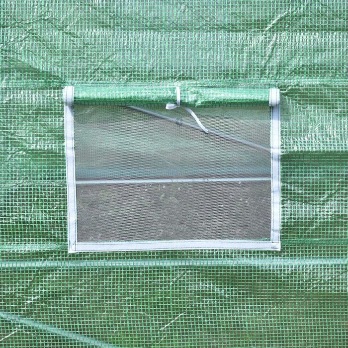 Estufa de horta ou jardim 6x3x2m