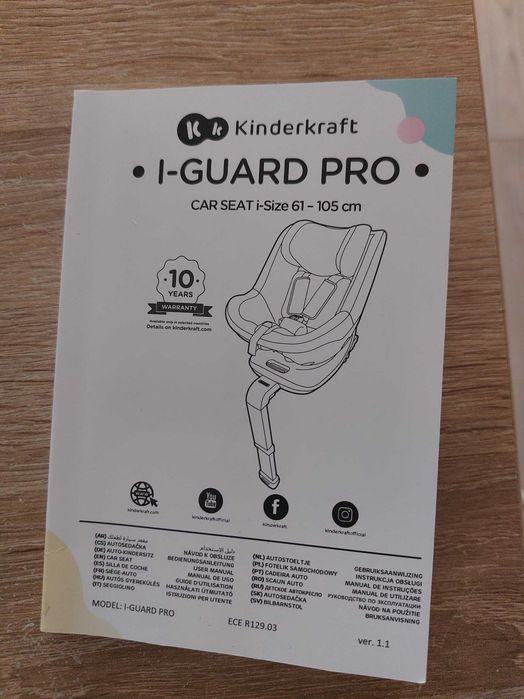 Fotelik samochodowy Kinderkraft I-Guard PRO
