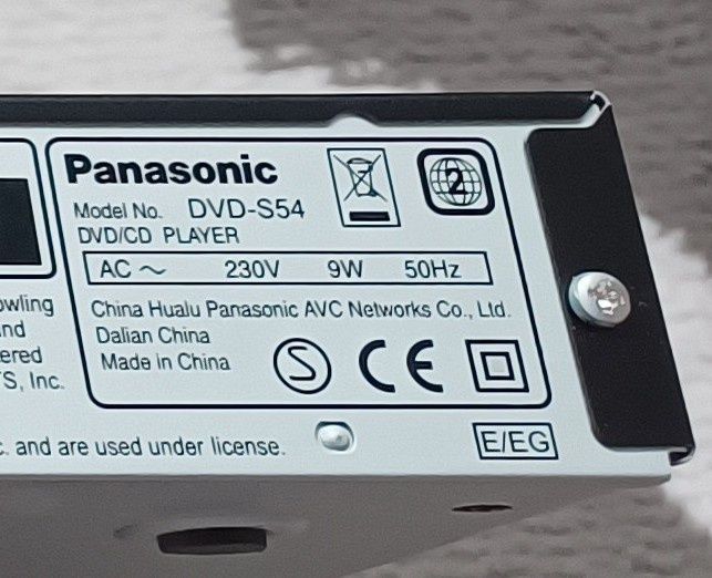 Orginalny pilot do DVD Panasonic