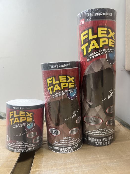 Сверхпрочная водонепроницаемая изолирующая скотч-лента FlexTape30х150