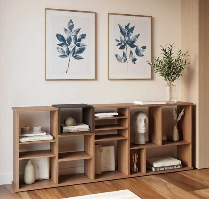 Estante OSLO - ANTARTE - Nogueira