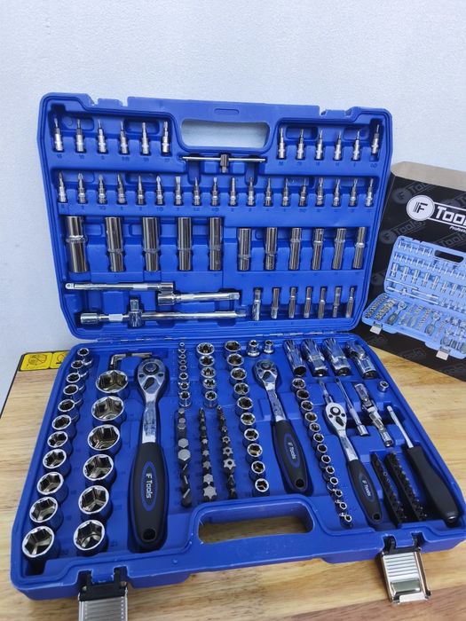 Mala de ferramentas 171pcs Chrome vanádio Ftools