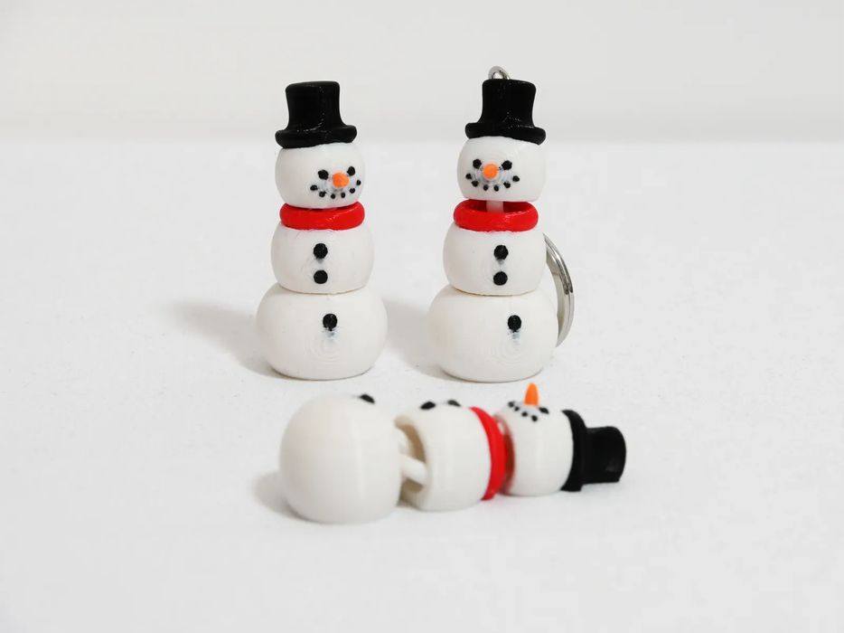 Boneco de Neve Articulado - Coleção Natal