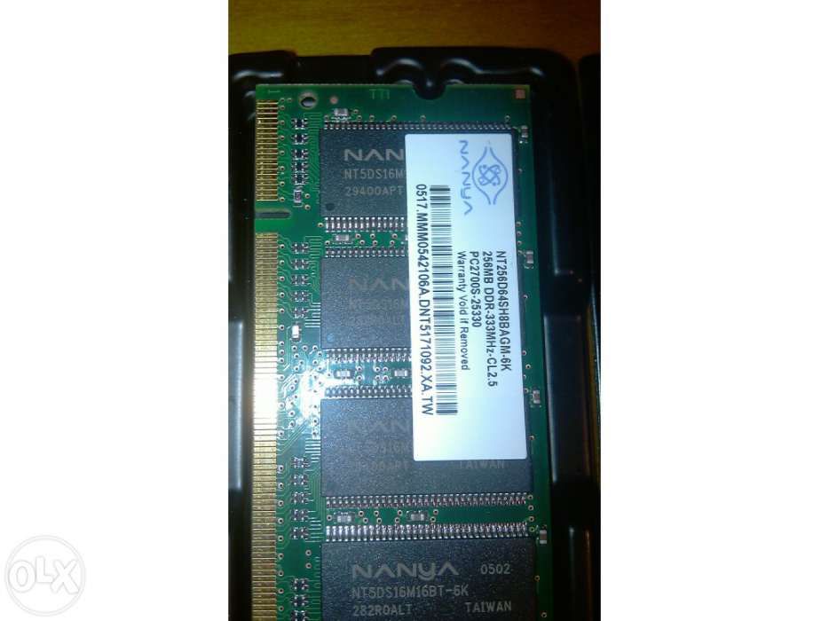 Memórias para portátil ddr ddr264586224440961123