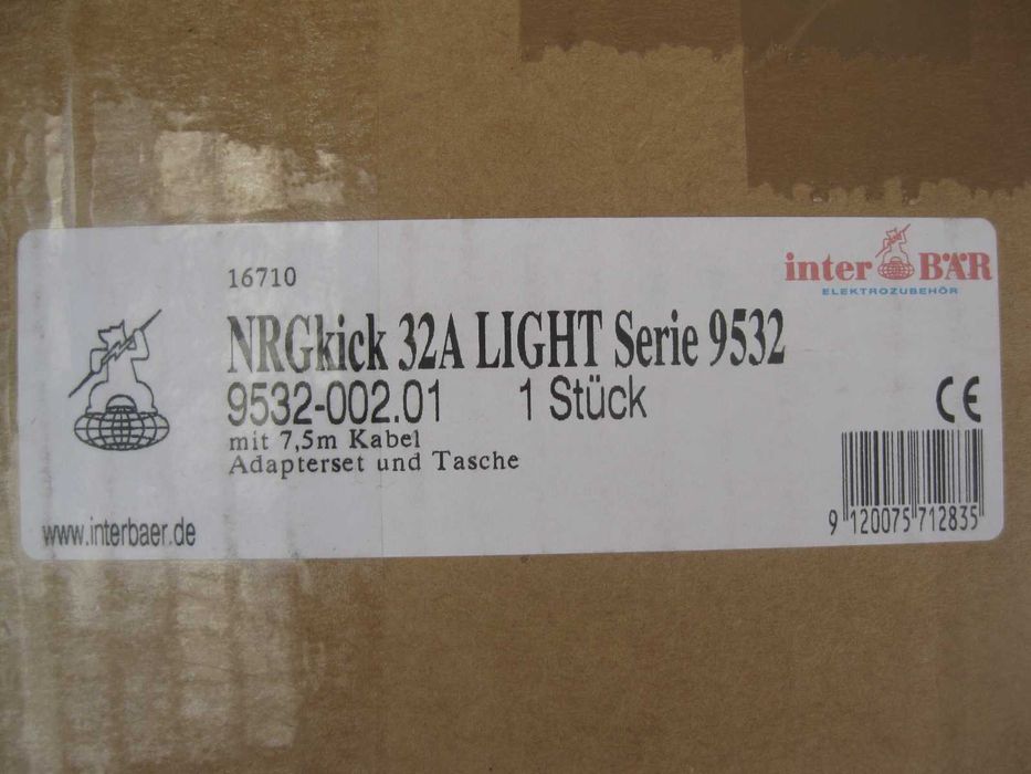 NRGkick 32A 22kW ładowarka do auta elektryka 22kW wallbox Typ2 7.5metr