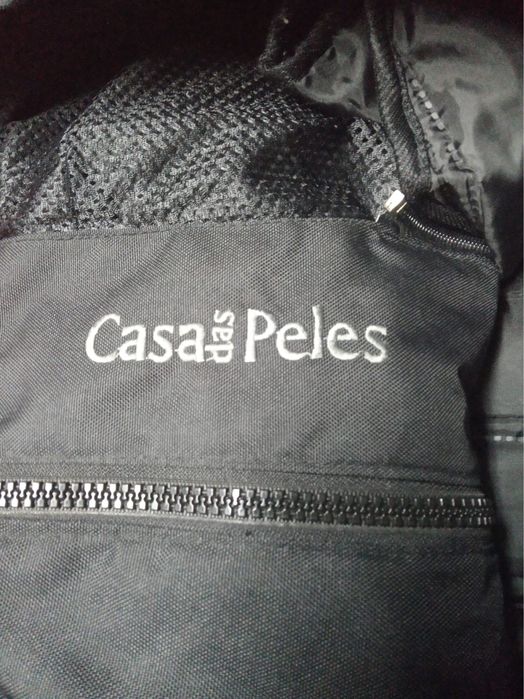 Casaco / Blusão motard impermeável Casa das Peles