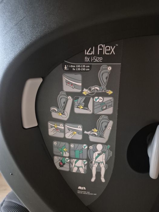 Fotelik samochodowy IZI FLEX FIX DZIECIĘCY 15-36 KG ISOFIX