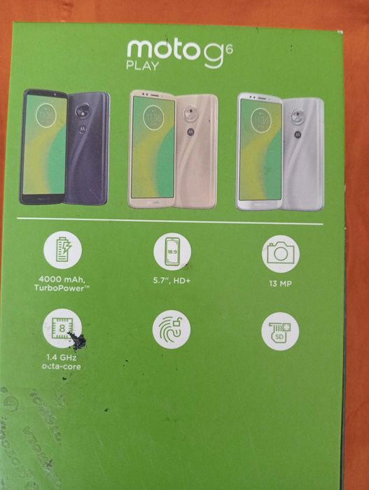 Vendo Moto g6 play