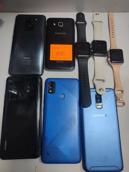 Redmi note 9, Samsung A6+,Huawei p smart z