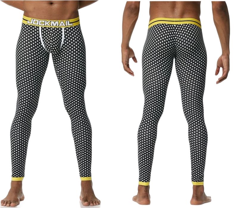 Męskie bawełniane kalesony JOCKMAIL w gwiazdki - XXL