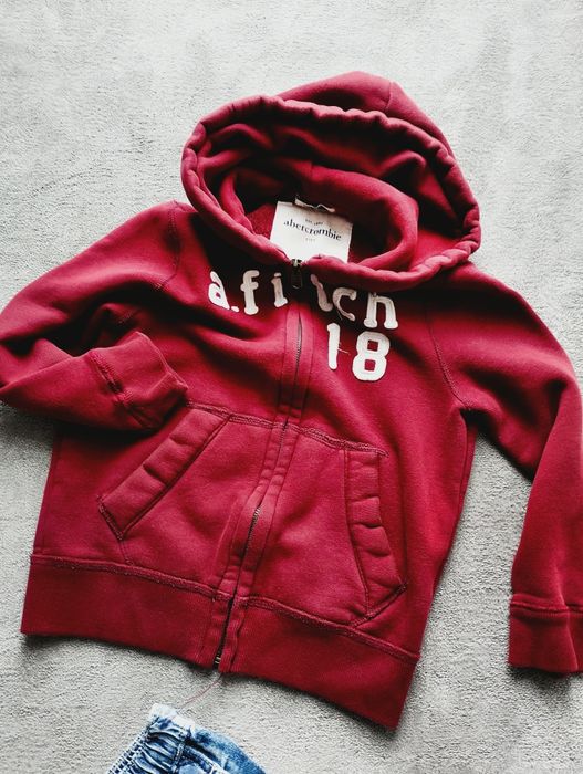 Zestaw bluza Abercrombie spodenki koszulka H&M 122/128