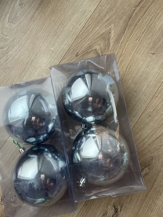 Bombki 8cm navy blue