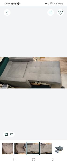 Nowa sofa jednoosobowa amerykanka