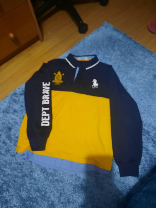 Polo manga comprida tam 16