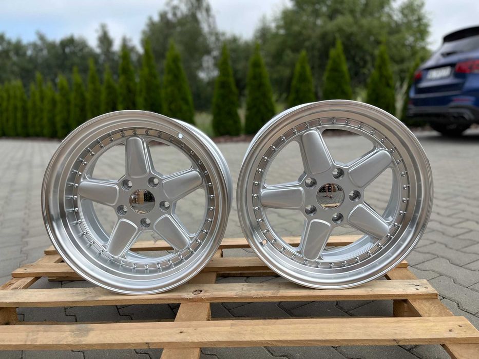 Felgi model: Kara 17" 7,5J ET30+9J ET25 5x120 Silver Machined Lip