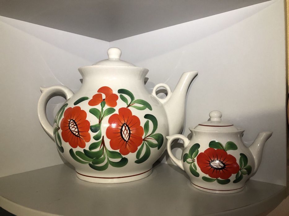 Наборы чайников Купеческий, Городница, 1975 год .Чайники