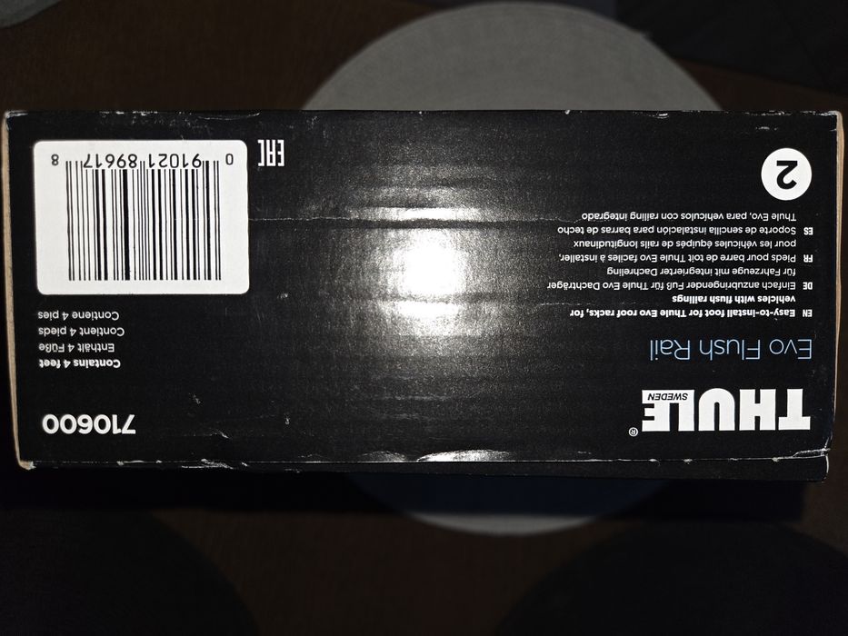 Nowe Thule Evo Flush Rail 7106 Stopy Bagażnika 710600
Thule Evo Flush