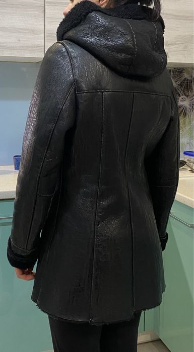 Шкіряна дублянка жіноча