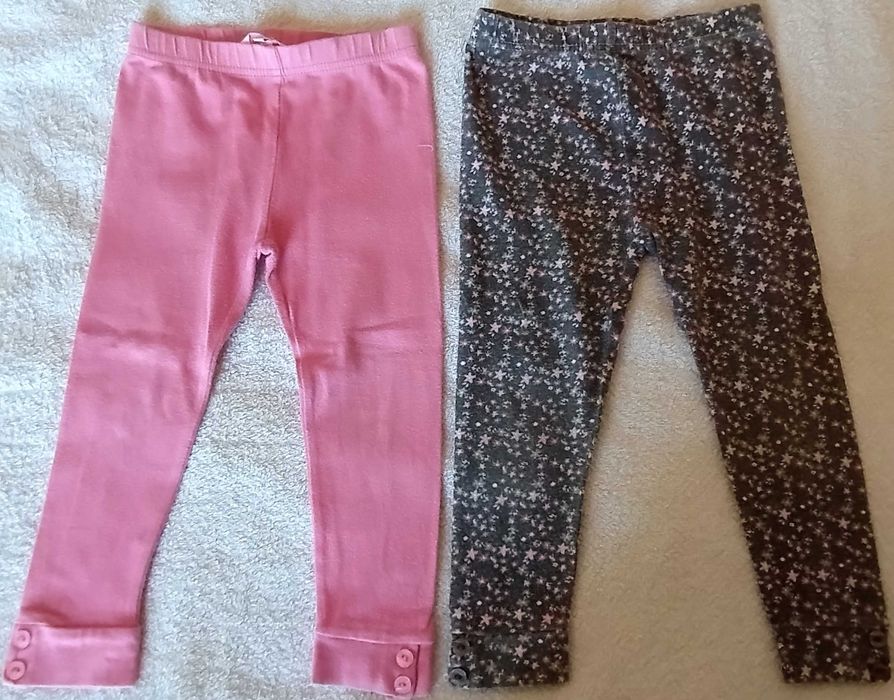 Conjunto 2 Calças Menina Leggins 3-4 Anos