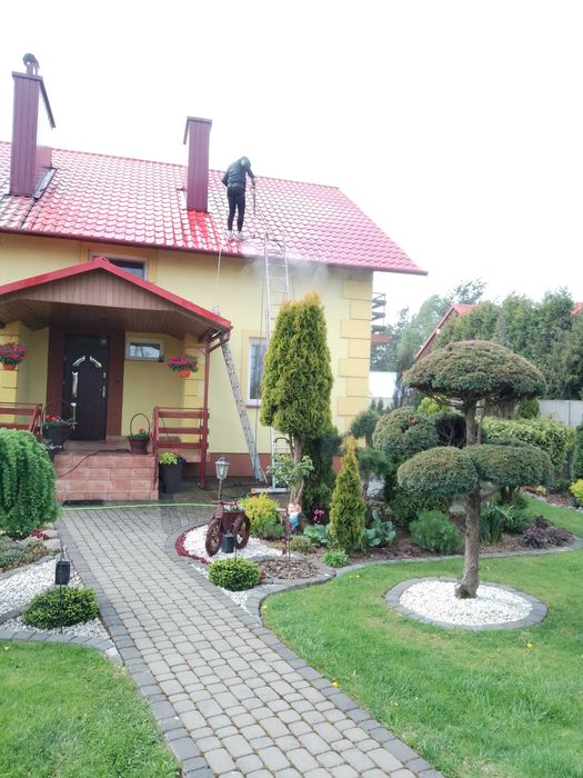 Malowanie  mycie dachów , wymiana rynien, montaż sniegolapow,