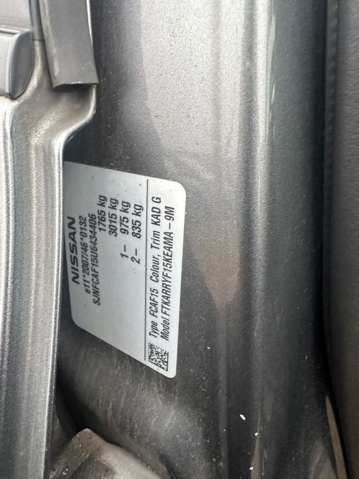 Nissan Juke silnik 1.5 DCI 2013r,Anglik z kluczykami