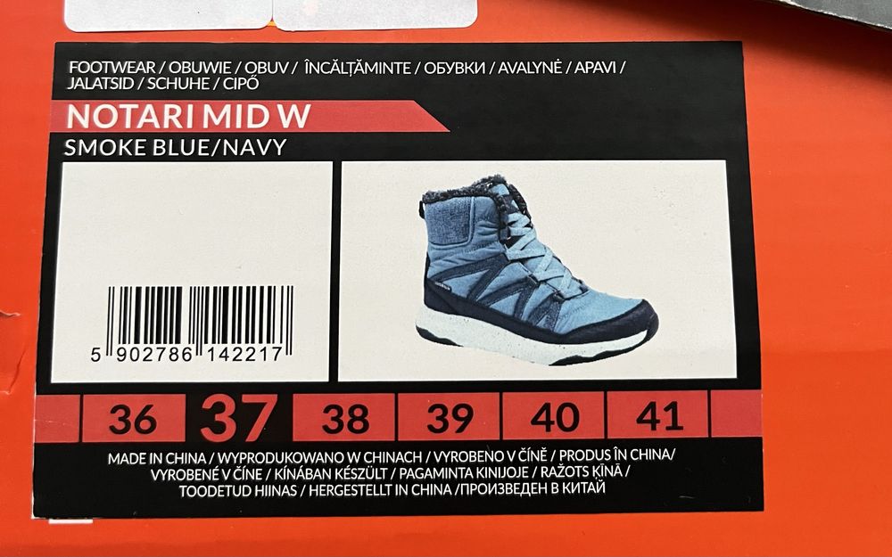 Buty zimowe śniegowce Iguana r 37 idealne