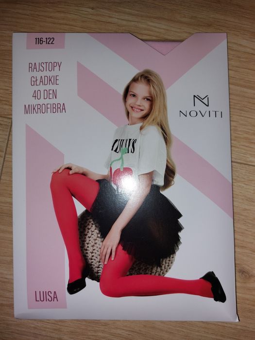 Rajstopy  mikrofibra  40 den [pudrowy róż]- rozmiar  116/122