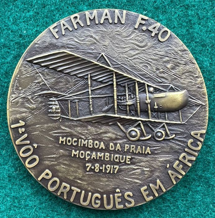 Medalha em bronze força aérea portuguesa