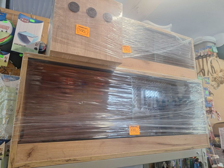 Pionowe terrarium 90x40x40 nowe nie używane