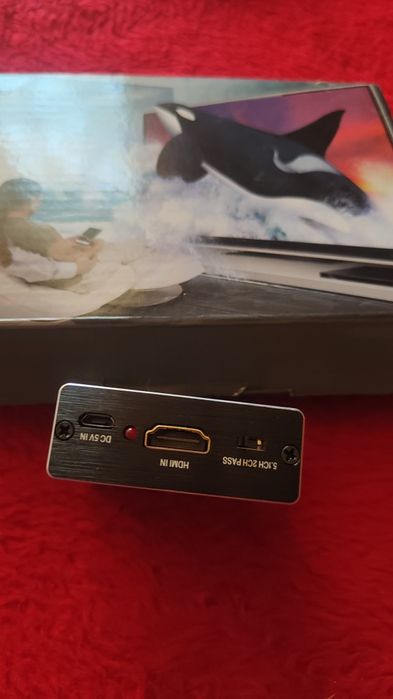 rator de Áudio Hdmi 4Kx2K Hdmi1212-Y12 Preto