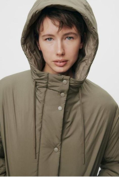 Пальто зимове жіноче куртка Zara розмір L