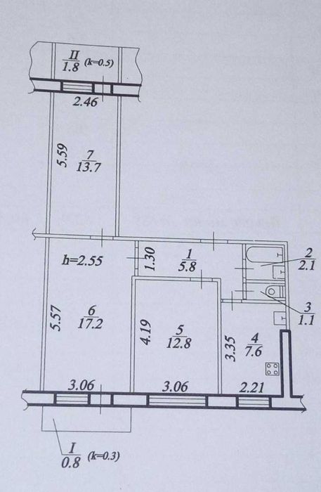 Продам 3-к квартиру на пр. Слобожанский. Ремонт/мебель/техника!