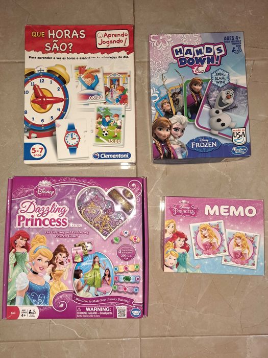 Jogos e puzzles 5€ cada excepto o das coroas