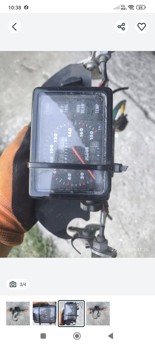 KTM Lc4 licznik kierunkowskazy stelaż