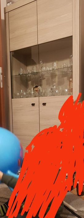 Komoda, x2 witryny do salonu