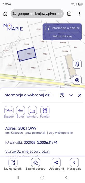 Sprzedam działkę budowlaną