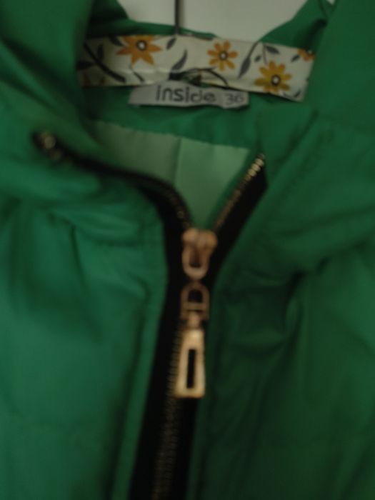 Wiosenna zielona kurtka