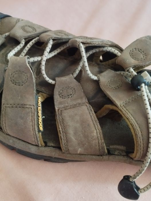 Мужские сандалии KEEN (45 р, 30.2 см) трекинговые/рабочие, кожа, Waterproof
