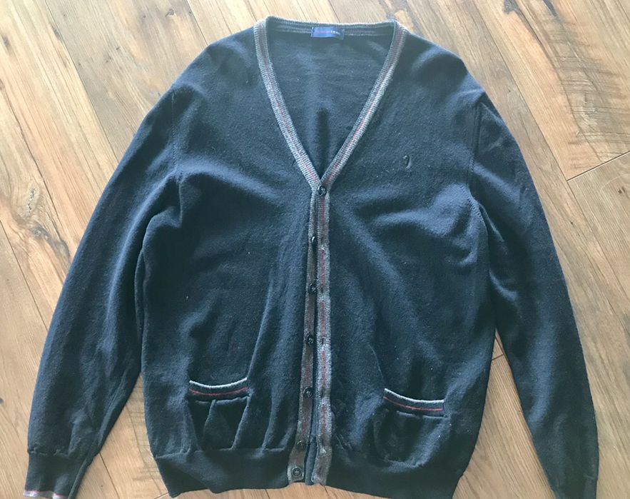 Trussardi sweter kardigan pulowerek męski orgynalny