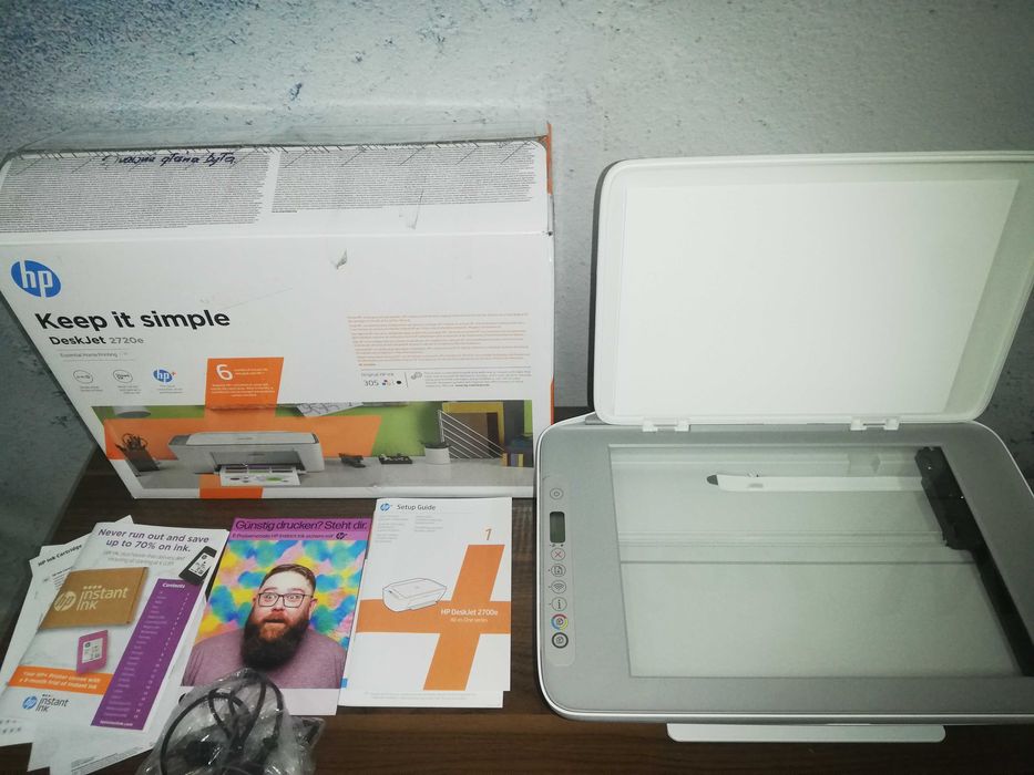 Drukarka Wielofunkcyjna HP DeskJet 2720e WiFi AirPrint Instant Ink HP+