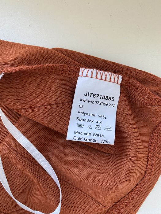 Помаранчевий топ Shein