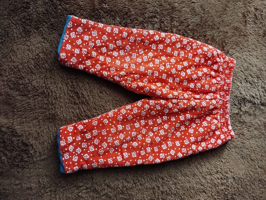 Тёплые зимние штаны 80