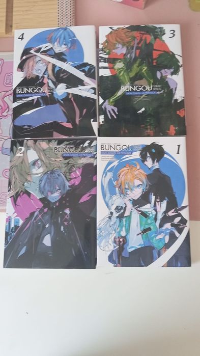 Mangi "Dazai i Chuya lat15"1,2,3,4 tom